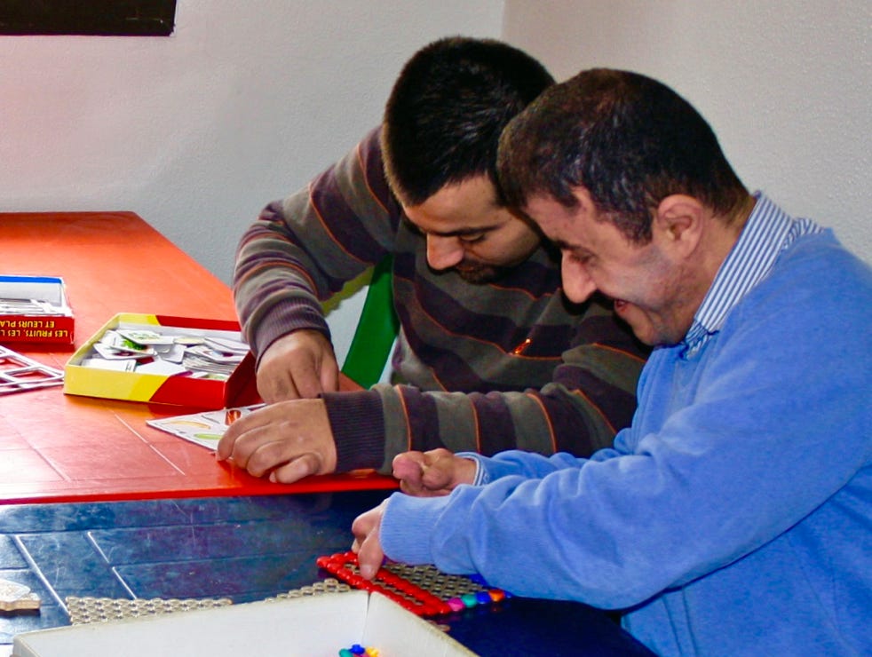 Bei unseren Förderprogrammen werden einzelne unserer behinderten Freunde gezielt unterstützt.